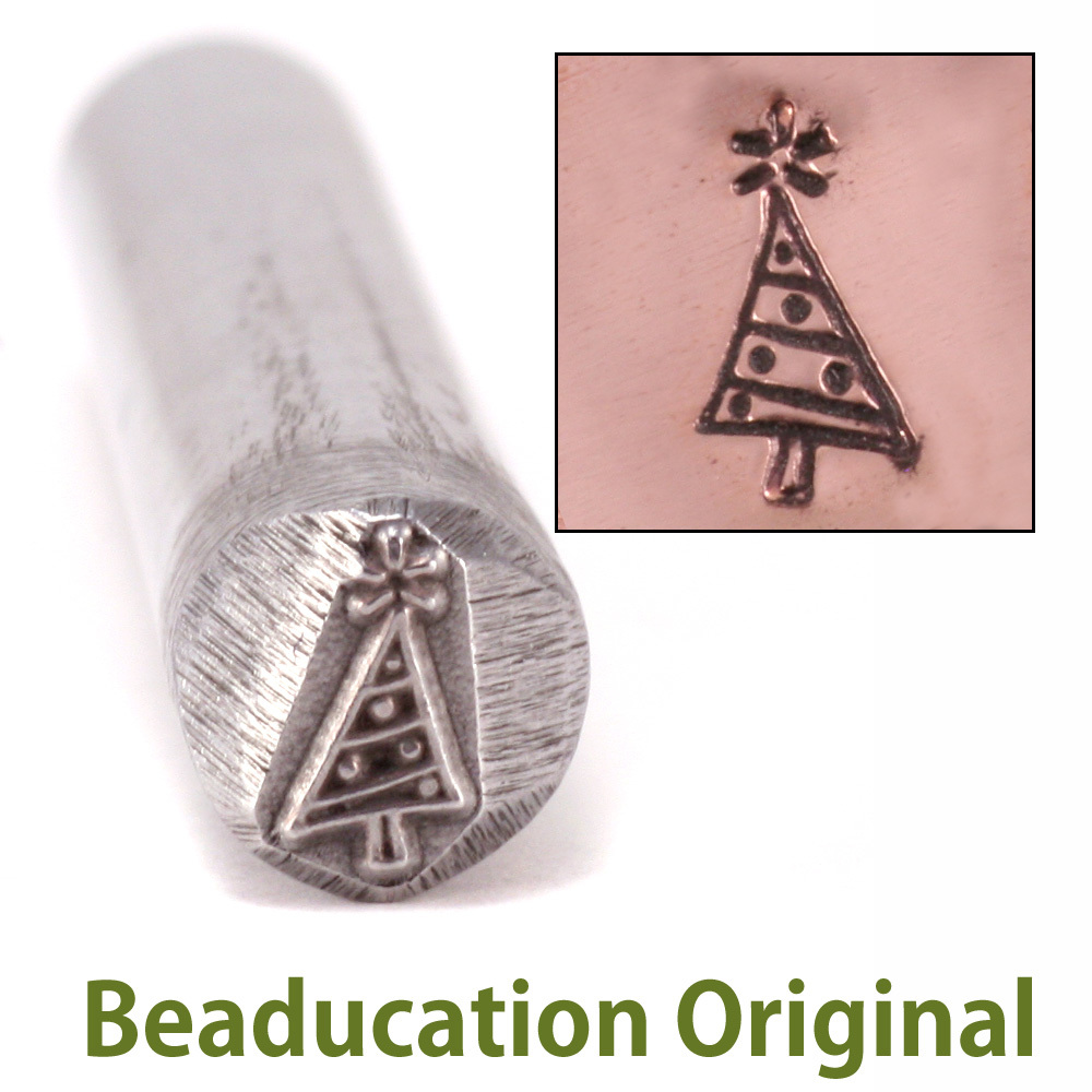 Metal Stamping Tools Christmas Tree Design Stamp- Beaducation Original